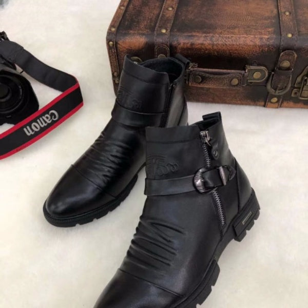 Corbell l Frühlings-Lederstiefel für Herren