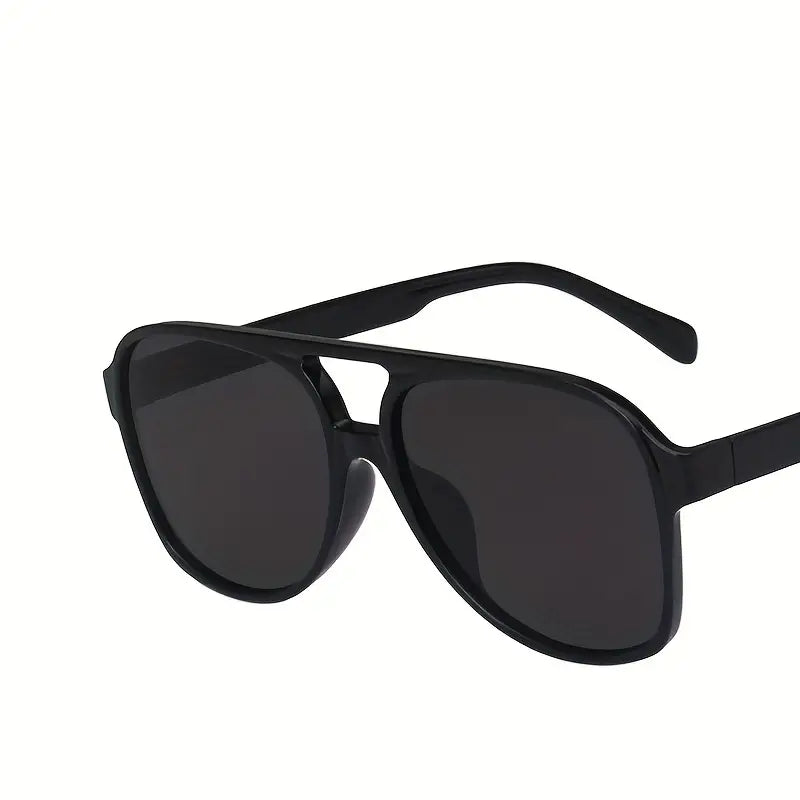 Retro-Sonnenbrille mit großem Rahmen l Geashna