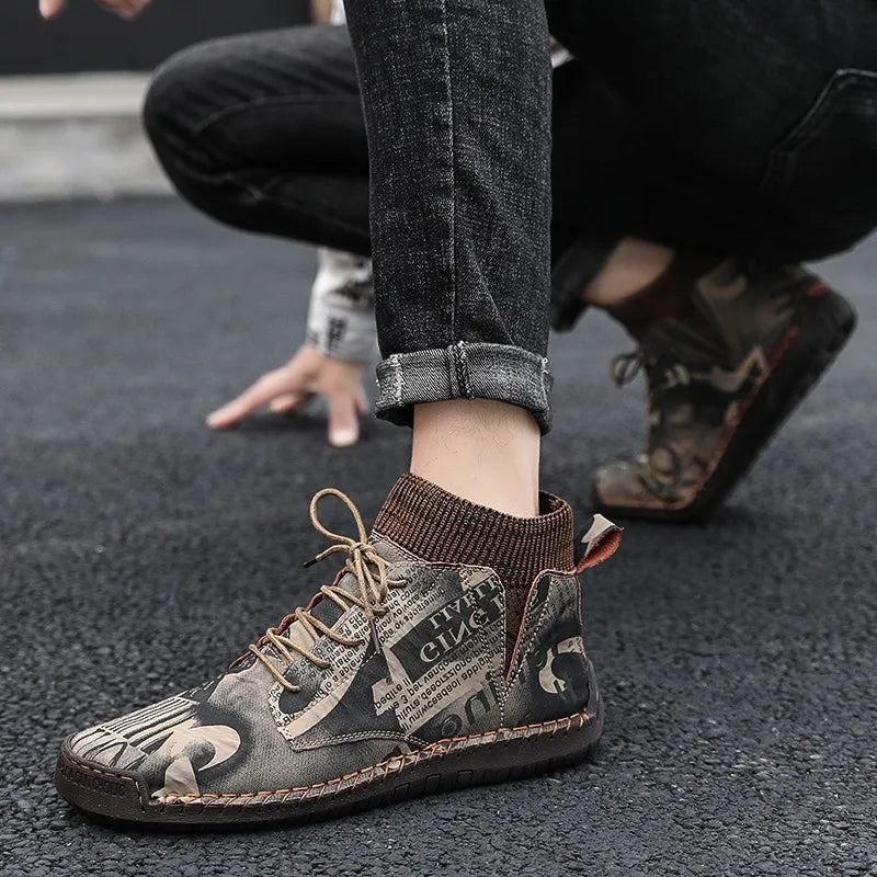 Masego l Herren-Strick-High-Top-Sneaker