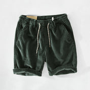 Carson | Cordshorts mit elastischem Bund für Herren