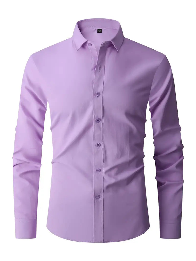 Daltona l Herren-Langarmshirt mit Knopfleiste