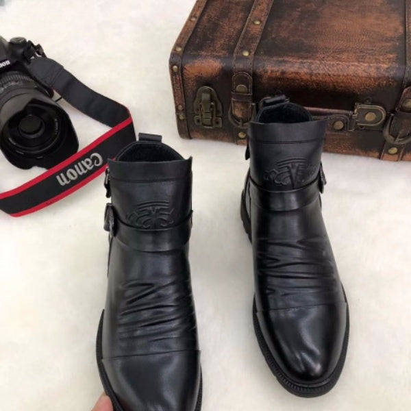 Corbell l Frühlings-Lederstiefel für Herren