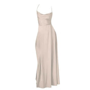 Ärmelloses Maxikleid aus Seide für Damen l Josephyne