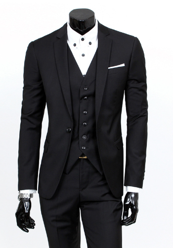 Timeo | Business-Blazer, Weste und Hose, 3-teiliges Set für Herren