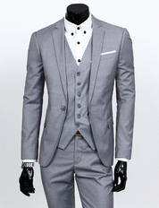 Timeo | Business-Blazer, Weste und Hose, 3-teiliges Set für Herren