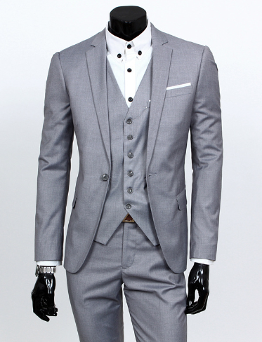 Timeo | Business-Blazer, Weste und Hose, 3-teiliges Set für Herren