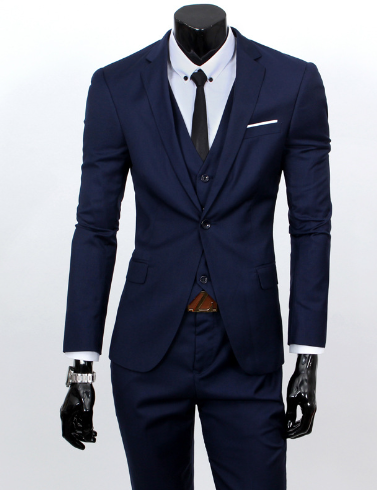 Timeo | Business-Blazer, Weste und Hose, 3-teiliges Set für Herren
