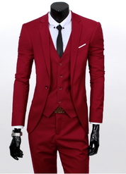 Timeo | Business-Blazer, Weste und Hose, 3-teiliges Set für Herren
