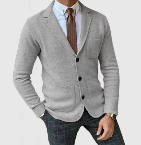 Dusty l Herren-Langarmshirt mit Taschen und Revers