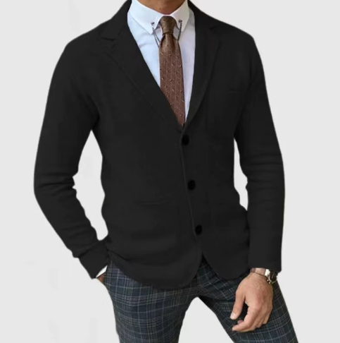 Dusty l Herren-Langarmshirt mit Taschen und Revers