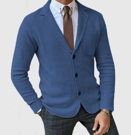 Dusty l Herren-Langarmshirt mit Taschen und Revers