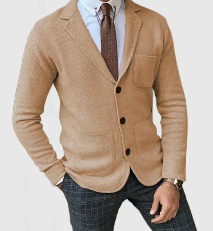 Dusty l Herren-Langarmshirt mit Taschen und Revers