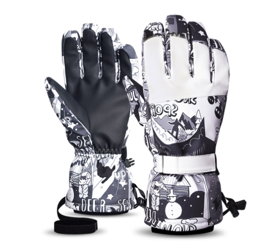 2-in-1 Skihandschuhe für Damen und Herren – extra dick, wasser- und winddicht | Samix