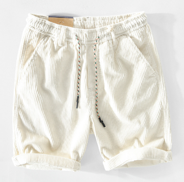 Carson | Cordshorts mit elastischem Bund für Herren