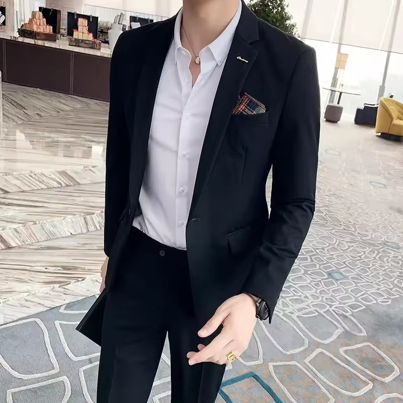Karierter Business-Anzug für Herren (Blazer + Hose) | Holter