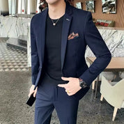Karierter Business-Anzug für Herren (Blazer + Hose) | Holter