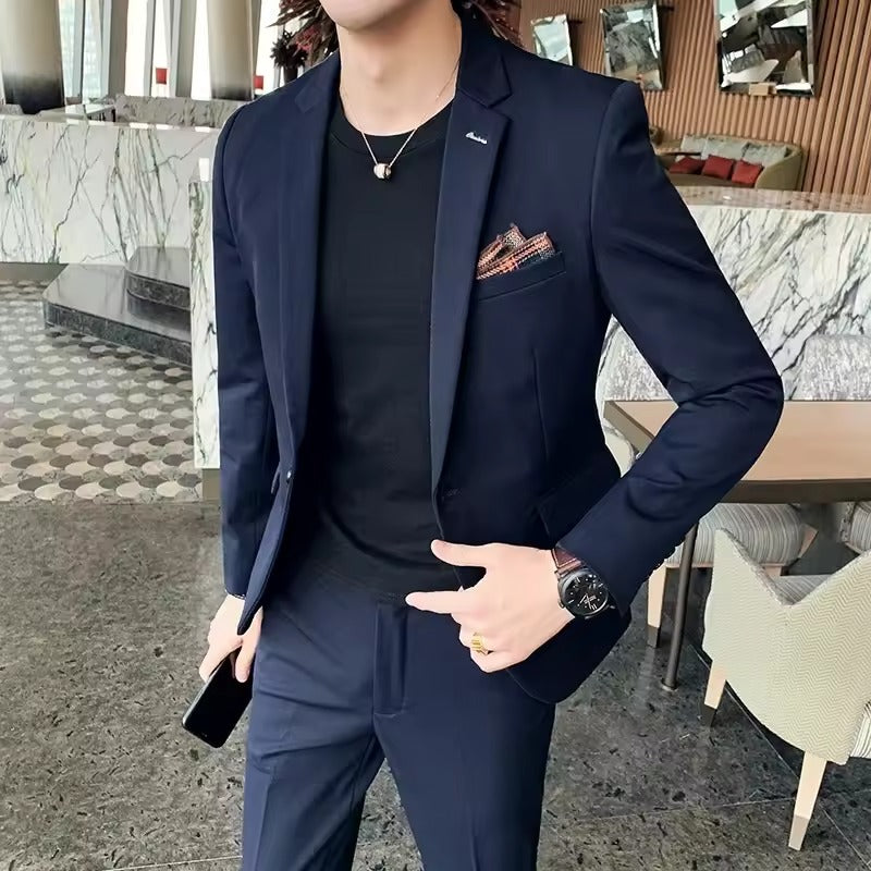 Karierter Business-Anzug für Herren (Blazer + Hose) | Holter