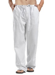 Lässige Leinenhose mit Kordelzug l Holloway
