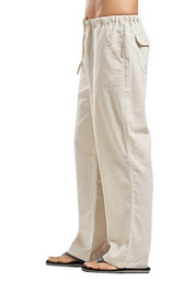 Lässige Leinenhose mit Kordelzug l Holloway