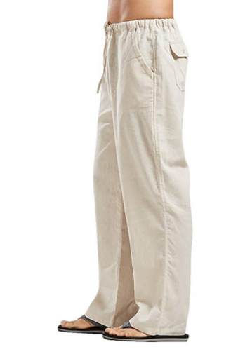 Lässige Leinenhose mit Kordelzug l Holloway