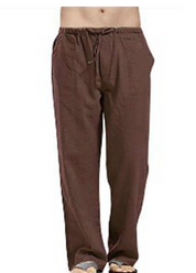 Lässige Leinenhose mit Kordelzug l Holloway