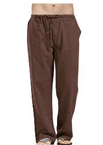 Lässige Leinenhose mit Kordelzug l Holloway