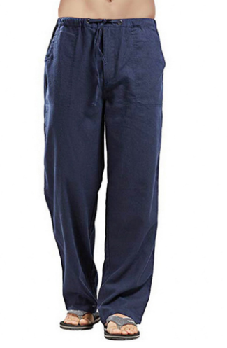 Lässige Leinenhose mit Kordelzug l Holloway