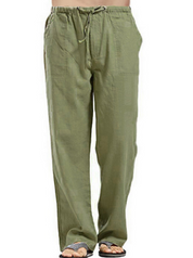 Lässige Leinenhose mit Kordelzug l Holloway