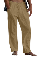 Lässige Leinenhose mit Kordelzug l Holloway