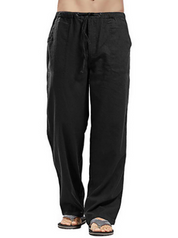 Lässige Leinenhose mit Kordelzug l Holloway