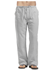 Lässige Leinenhose mit Kordelzug l Holloway