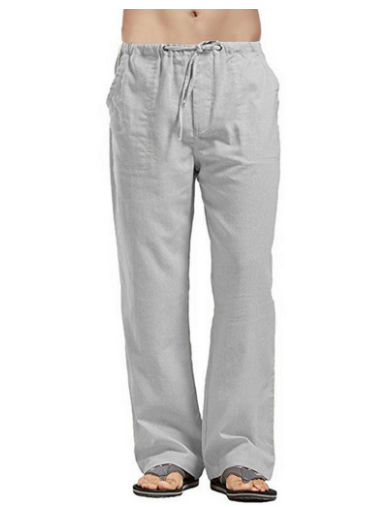 Lässige Leinenhose mit Kordelzug l Holloway