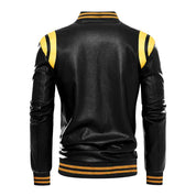 Dashie l Herren-Baseballjacke aus Leder