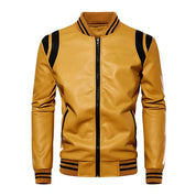 Dashie l Herren-Baseballjacke aus Leder
