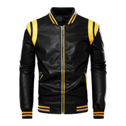 Dashie l Herren-Baseballjacke aus Leder