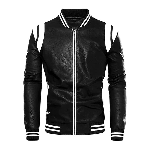Dashie l Herren-Baseballjacke aus Leder