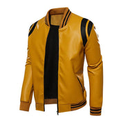 Dashie l Herren-Baseballjacke aus Leder