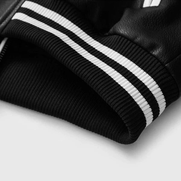 Dashie l Herren-Baseballjacke aus Leder
