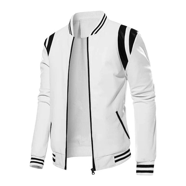 Dashie l Herren-Baseballjacke aus Leder