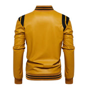 Dashie l Herren-Baseballjacke aus Leder