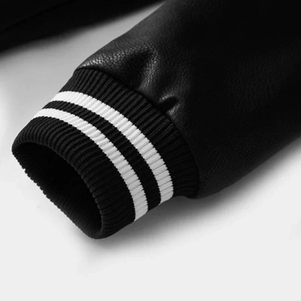 Dashie l Herren-Baseballjacke aus Leder