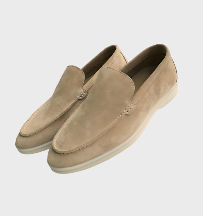 Levyro | Super stylische und bequeme Leder-Slipper aus Wildleder für Männer