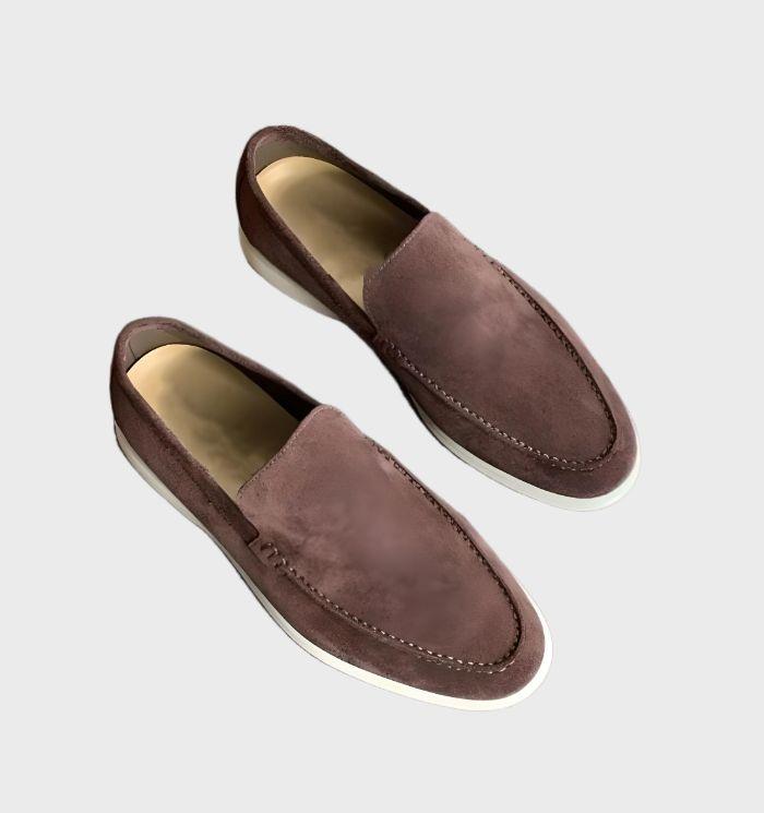 Levyro | Super stylische und bequeme Leder-Slipper aus Wildleder für Männer