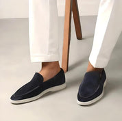 Levyro | Super stylische und bequeme Leder-Slipper aus Wildleder für Männer
