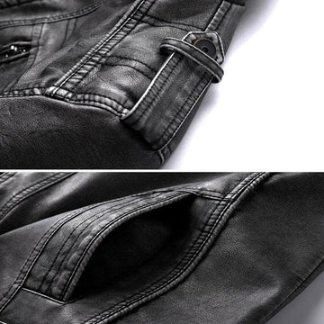 Jeramey l Herren-Motorradjacke aus Leder