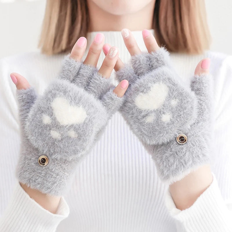 Warme Handschuhe mit Katzenpfotenabdruck | The Whiskers