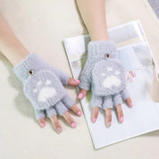 Warme Handschuhe mit Katzenpfotenabdruck | The Whiskers