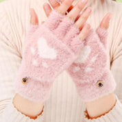 Warme Handschuhe mit Katzenpfotenabdruck | The Whiskers
