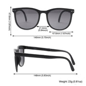 Faltbare Retro-Designersonnenbrille - Eclipse