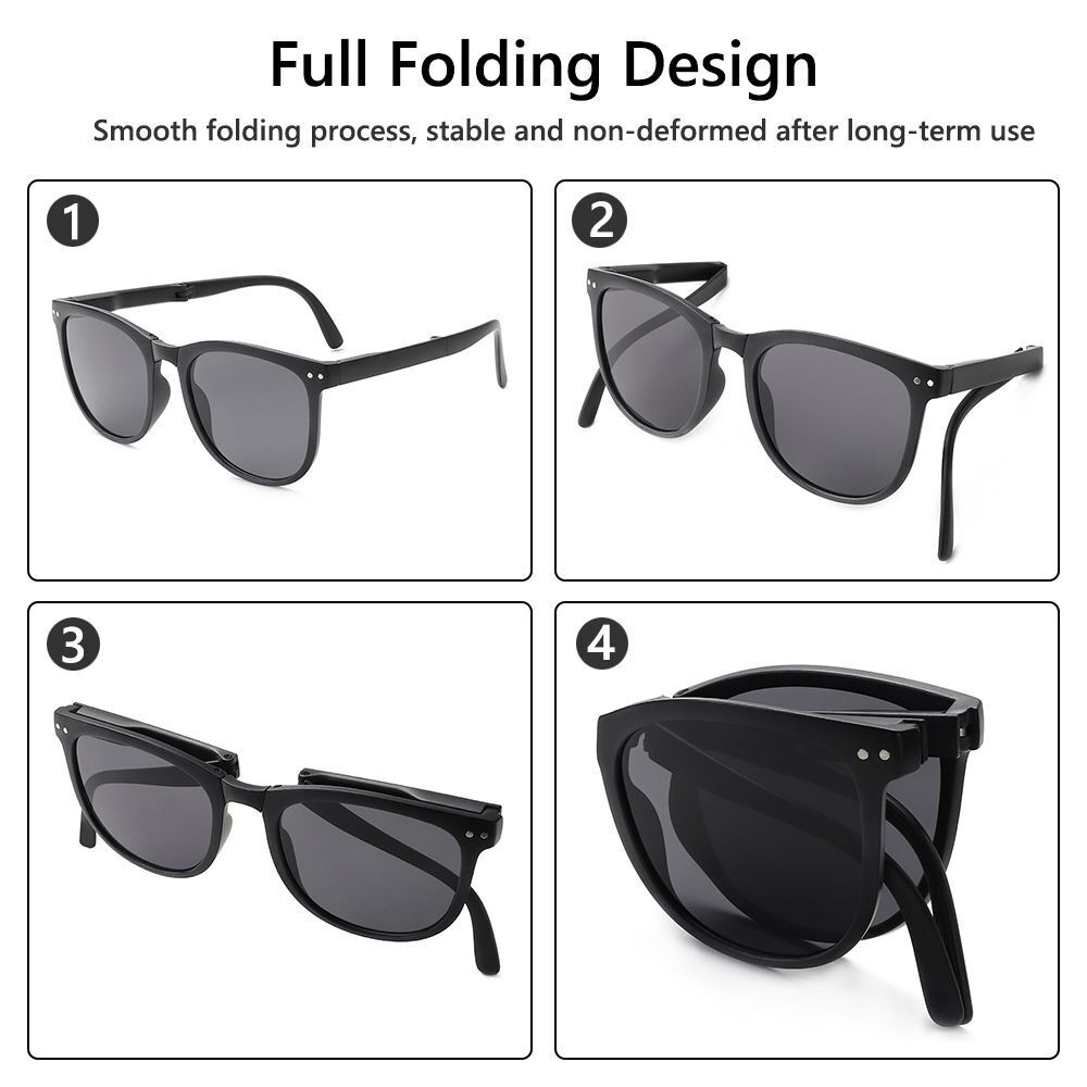 Faltbare Retro-Designersonnenbrille - Eclipse